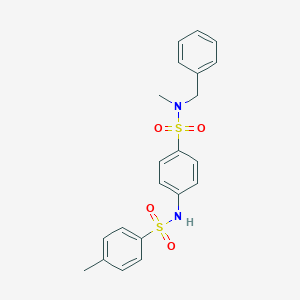 N-benzyl-N-methyl-4-{[(4-methylphenyl)sulfonyl]amino}benzenesulfonamide