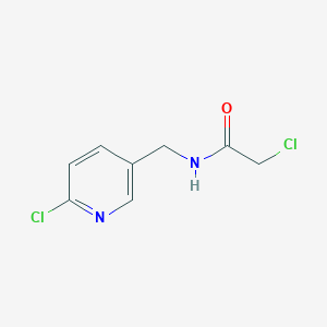 molecular formula C8H8Cl2N2O B3210283 2-Chloro-N-(6-chloro-pyridin-3-ylmethyl)-acetamide CAS No. 1065484-32-3