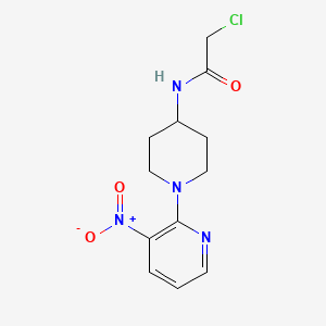 2-Chloro-N-(3'-nitro-3,4,5,6-tetrahydro-2H-[1,2']bipyridinyl-4-yl)-acetamide