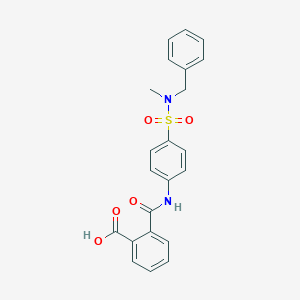 2-[(4-{[Benzyl(methyl)amino]sulfonyl}anilino)carbonyl]benzoic acid