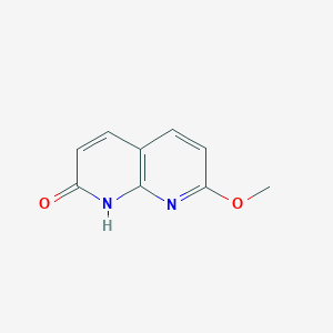 B3210332 7-Methoxy-1,8-naphthyridin-2(1H)-one CAS No. 106582-47-2