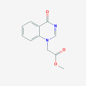 molecular formula C11H10N2O3 B3210352 Methyl 2-(4-oxoquinazolin-1(4H)-yl)acetate CAS No. 106634-16-6