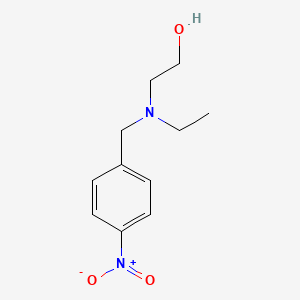 molecular formula C11H16N2O3 B3210389 2-[Ethyl-(4-nitro-benzyl)-amino]-ethanol CAS No. 106790-70-9
