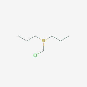 molecular formula C7H16ClSi B3210396 Silane, chloromethyldipropyl- CAS No. 1068-24-2