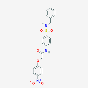 N-{4-[benzyl(methyl)sulfamoyl]phenyl}-2-(4-nitrophenoxy)acetamide