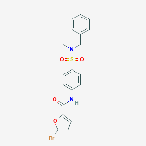 N-(4-{[benzyl(methyl)amino]sulfonyl}phenyl)-5-bromo-2-furamide