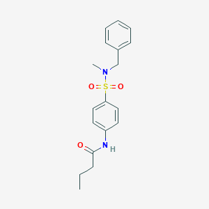 N-(4-{[benzyl(methyl)amino]sulfonyl}phenyl)butanamide