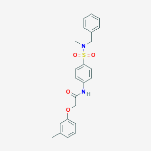 N-(4-{[benzyl(methyl)amino]sulfonyl}phenyl)-2-(3-methylphenoxy)acetamide