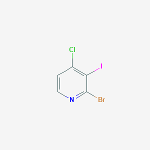 molecular formula C5H2BrClIN B3210485 2-Bromo-4-chloro-3-iodopyridine CAS No. 1070870-41-5