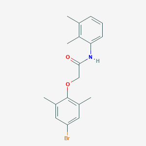 molecular formula C18H20BrNO2 B321054 2-(4-bromo-2,6-dimethylphenoxy)-N-(2,3-dimethylphenyl)acetamide 
