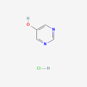 molecular formula C4H5ClN2O B3210554 Pyrimidin-5-ol hydrochloride CAS No. 1071686-11-7