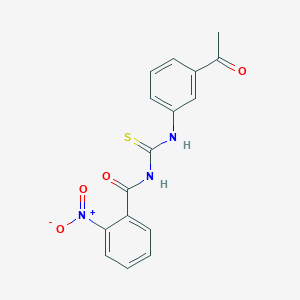 N-[(3-acetylphenyl)carbamothioyl]-2-nitrobenzamide
