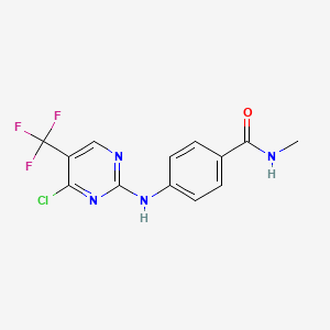 4-(4-chloro-5-(trifluoromethyl)pyrimidin-2-ylamino)-N-methylbenzamide