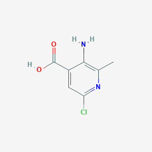 3-Amino-6-chloro-2-methylisonicotinic acid