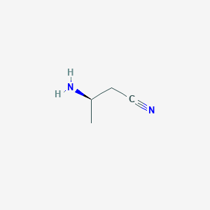 molecular formula C4H8N2 B3210651 (3r)-3-Aminobutanenitrile CAS No. 1074021-93-4