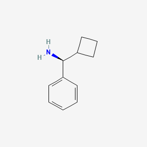 molecular formula C11H15N B3210679 (S)-cyclobutyl(phenyl)methanamine CAS No. 1075715-58-0