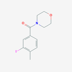 molecular formula C12H14INO2 B321068 4-(3-Iodo-4-methylbenzoyl)morpholine 