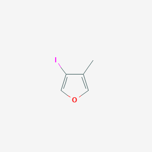 molecular formula C5H5IO B3210710 3-Iodo-4-methylfuran CAS No. 107658-18-4