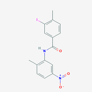 3-iodo-4-methyl-N-(2-methyl-5-nitrophenyl)benzamide
