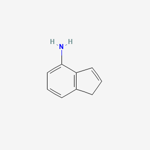 molecular formula C9H9N B3210753 1H-inden-4-amine CAS No. 1078138-64-3