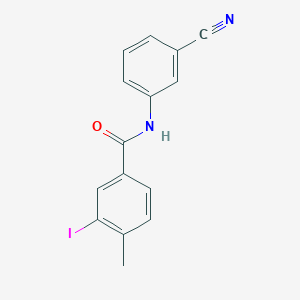 N-(3-cyanophenyl)-3-iodo-4-methylbenzamide