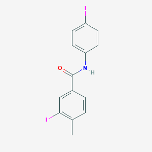 3-iodo-N-(4-iodophenyl)-4-methylbenzamide