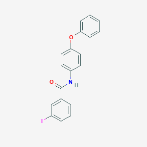 molecular formula C20H16INO2 B321083 3-iodo-4-methyl-N-(4-phenoxyphenyl)benzamide 