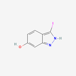 molecular formula C7H5IN2O B3210853 3-Iodo-1H-indazol-6-OL CAS No. 1082040-27-4