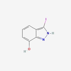 molecular formula C7H5IN2O B3210859 3-Iodo-1H-indazol-7-OL CAS No. 1082040-28-5