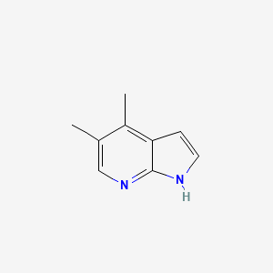 molecular formula C9H10N2 B3210874 4,5-dimethyl-1H-pyrrolo[2,3-b]pyridine CAS No. 1082040-65-0