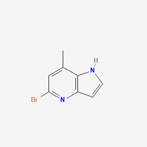 5-bromo-7-methyl-1H-pyrrolo[3,2-b]pyridine