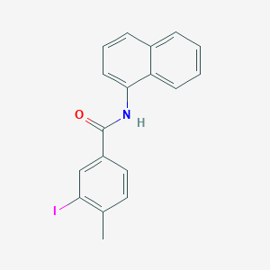 3-iodo-4-methyl-N-(1-naphthyl)benzamide