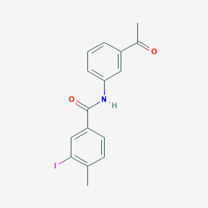 N-(3-acetylphenyl)-3-iodo-4-methylbenzamide