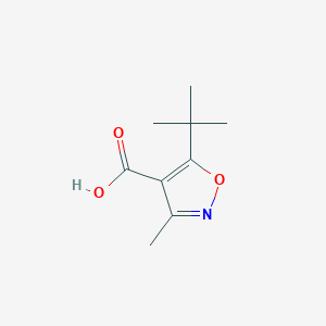 molecular formula C9H13NO3 B3211016 5-(tert-Butyl)-3-methylisoxazole-4-carboxylic acid CAS No. 1082584-90-4