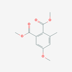 molecular formula C12H14O5 B3211070 5-甲氧基-3-甲基邻苯二甲酸二甲酯 CAS No. 108298-35-7