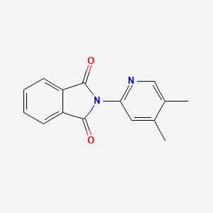 molecular formula C15H12N2O2 B3211085 1H-Isoindole-1,3(2H)-dione, 2-(4,5-dimethyl-2-pyridinyl)- CAS No. 1083168-72-2