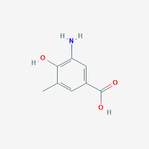 3-Amino-4-hydroxy-5-methylbenzoic acid