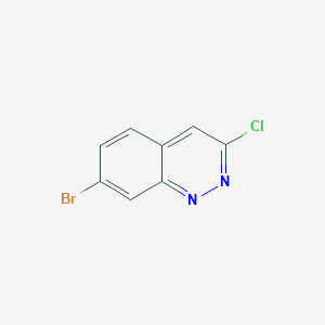 molecular formula C8H4BrClN2 B3211090 7-Bromo-3-chlorocinnoline CAS No. 1083181-46-7
