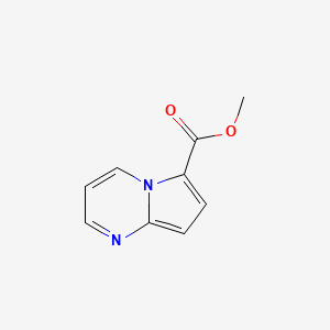 molecular formula C9H8N2O2 B3211092 Methyl pyrrolo[1,2-a]pyrimidine-6-carboxylate CAS No. 1083196-25-1