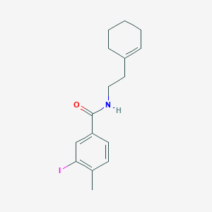 N-[2-(1-cyclohexen-1-yl)ethyl]-3-iodo-4-methylbenzamide