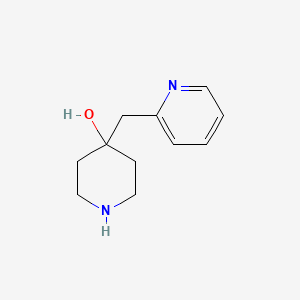 molecular formula C11H16N2O B3211130 4-(吡啶-2-基甲基)哌啶-4-醇 CAS No. 1083299-73-3