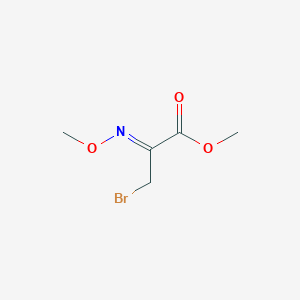 Propanoic acid, 3-bromo-2-(methoxyimino)-, methyl ester