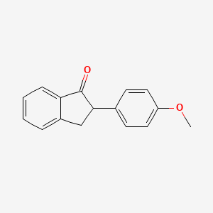 2-(4-Methoxyphenyl)-1-indanone