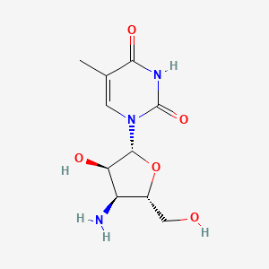 1-[(2R,3R,4S,5S)-4-amino-3-hydroxy-5-(hydroxymethyl)oxolan-2-yl]-5-methylpyrimidine-2,4-dione