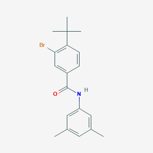 molecular formula C19H22BrNO B321130 3-bromo-4-tert-butyl-N-(3,5-dimethylphenyl)benzamide 