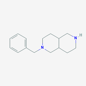 molecular formula C15H22N2 B3211314 2-Benzyldecahydro-2,6-naphthyridine CAS No. 1086392-66-6