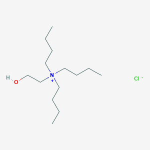 molecular formula C14H32ClNO B3211349 1-Butanaminium, N,N-dibutyl-N-(2-hydroxyethyl)-, chloride CAS No. 108681-26-1