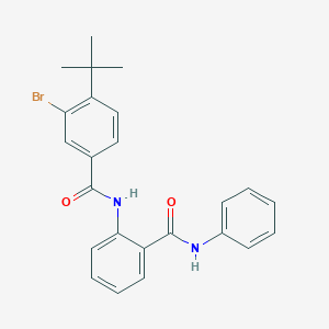 3-bromo-4-tert-butyl-N-[2-(phenylcarbamoyl)phenyl]benzamide