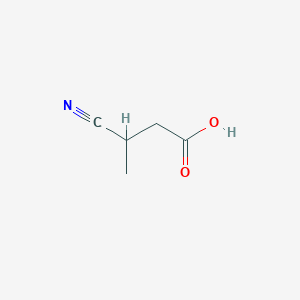 molecular formula C5H7NO2 B3211367 3-Cyanobutanoic acid CAS No. 108747-49-5