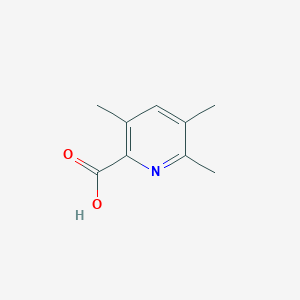 molecular formula C9H11NO2 B3211394 3,5,6-Trimethylpyridine-2-carboxylic acid CAS No. 1087730-24-2